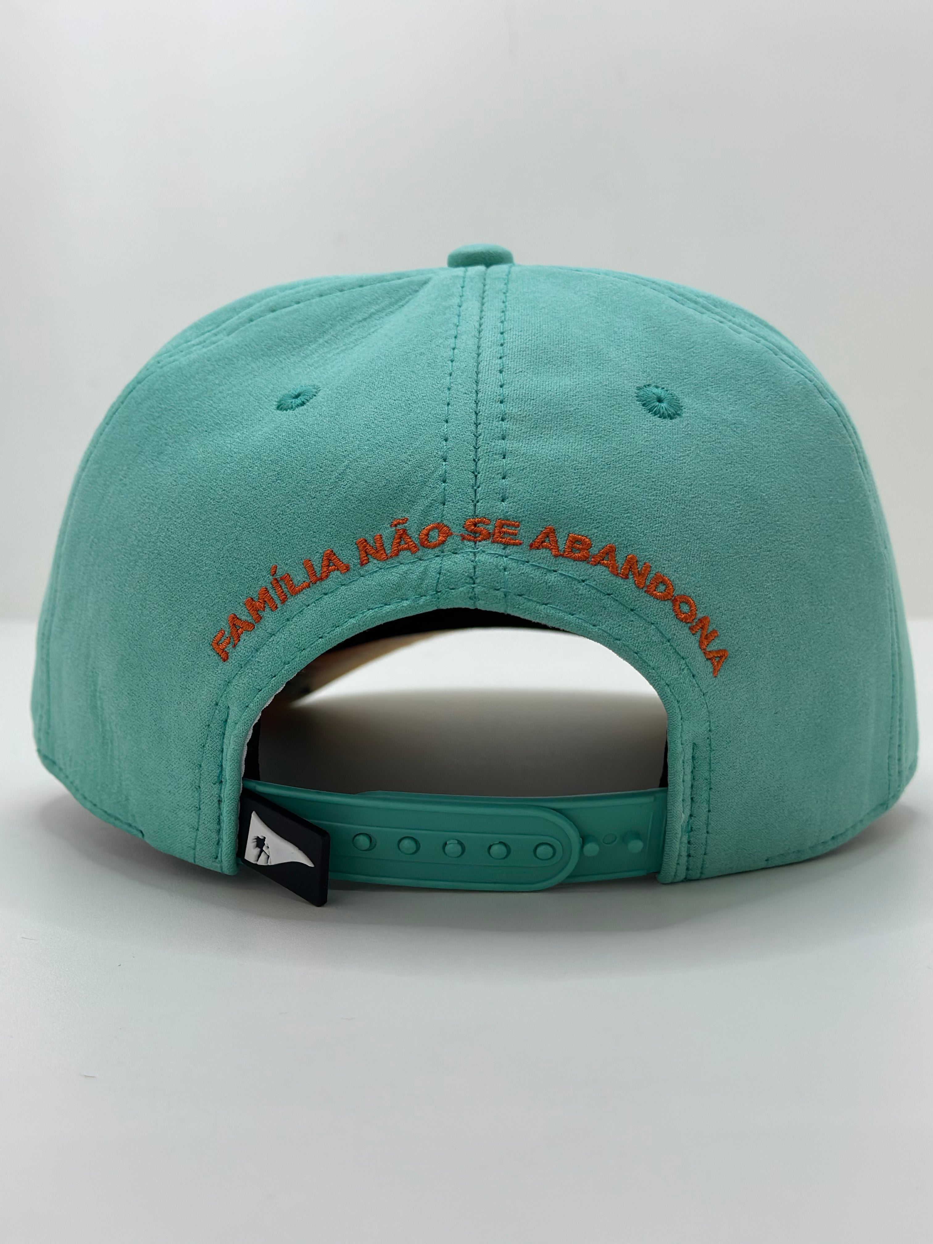 Boné Trucker | Ciano em Veludo