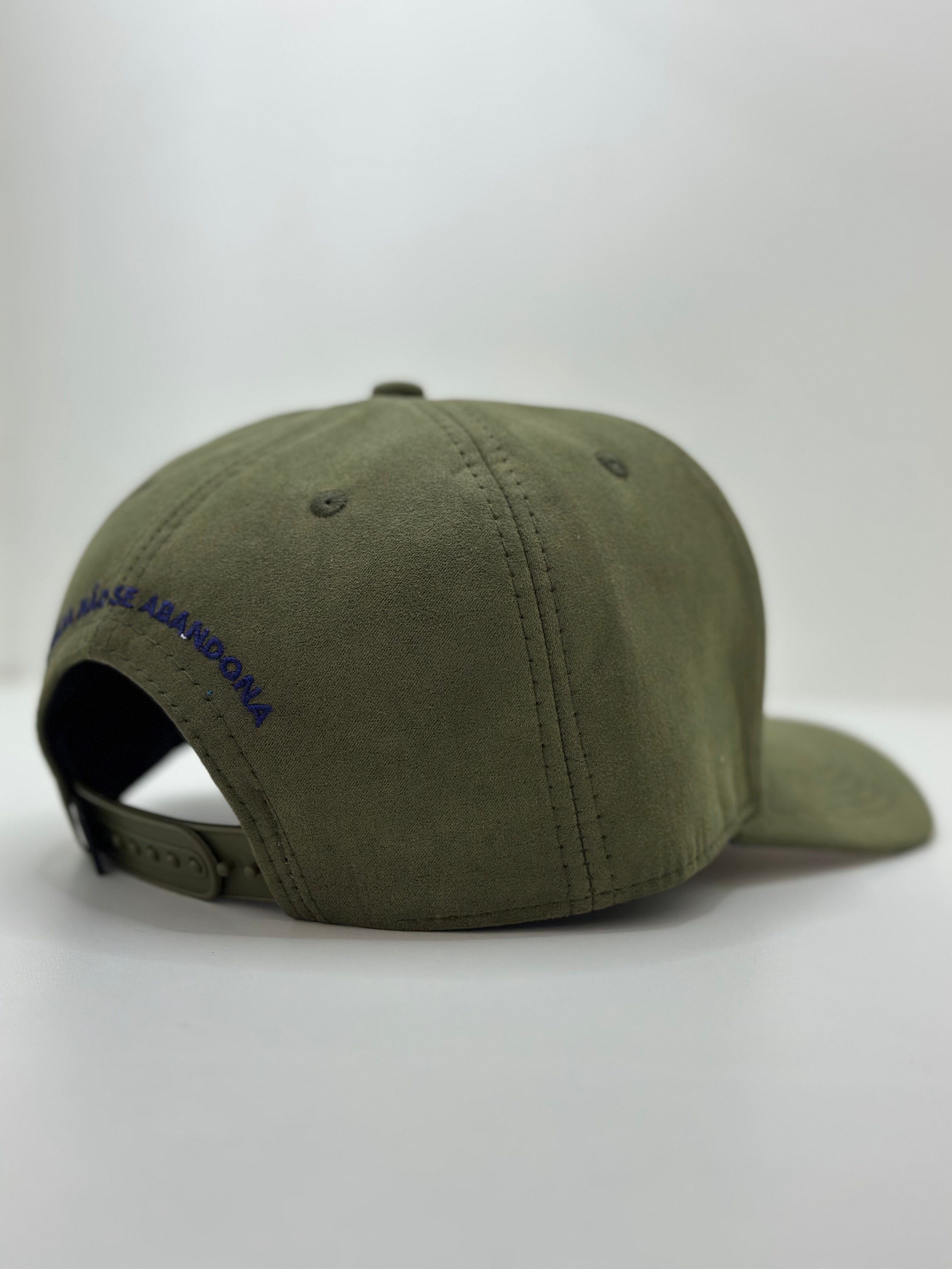 Boné Trucker | Verde em Veludo