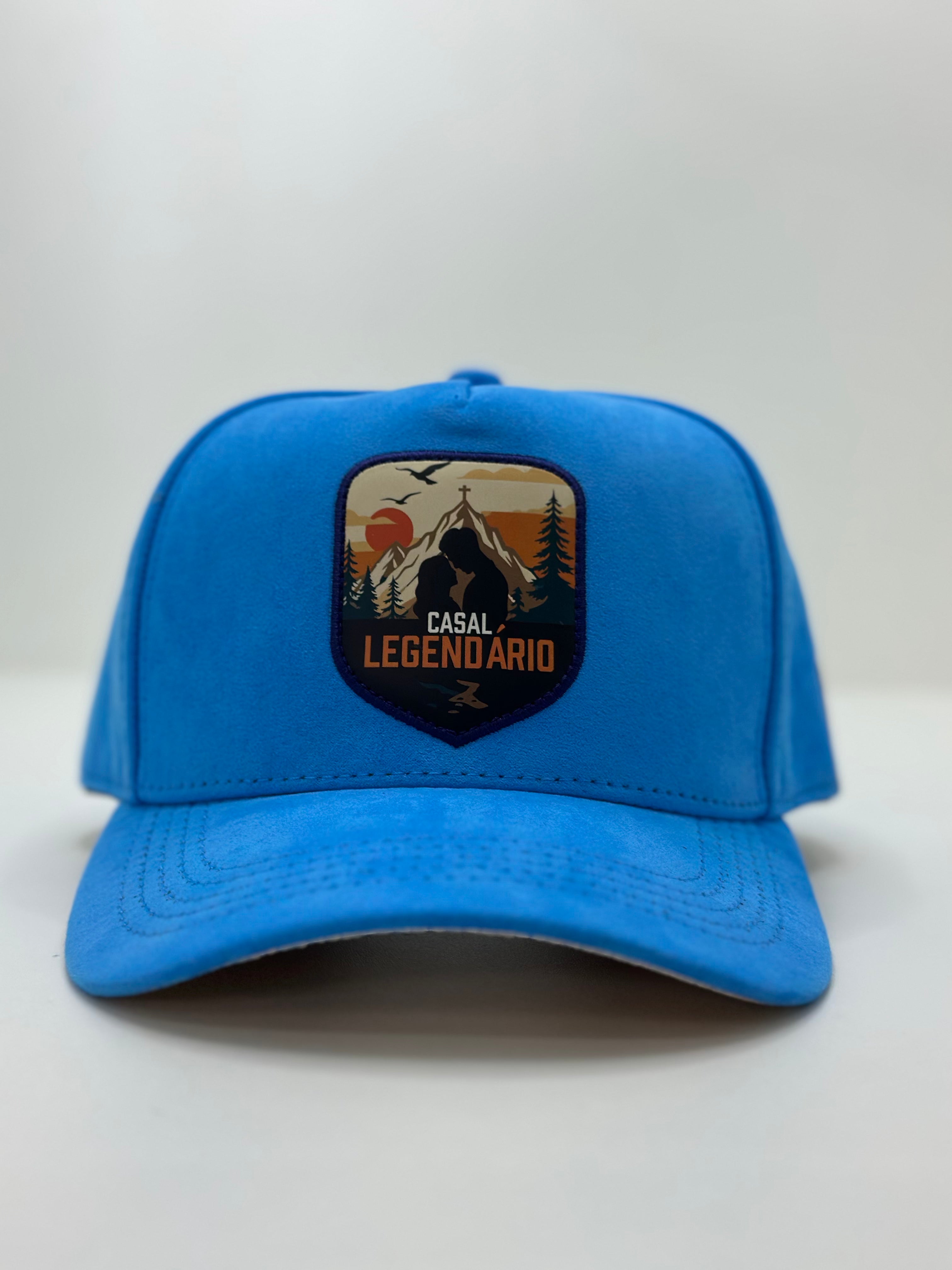 Boné Trucker | Azul em Veludo