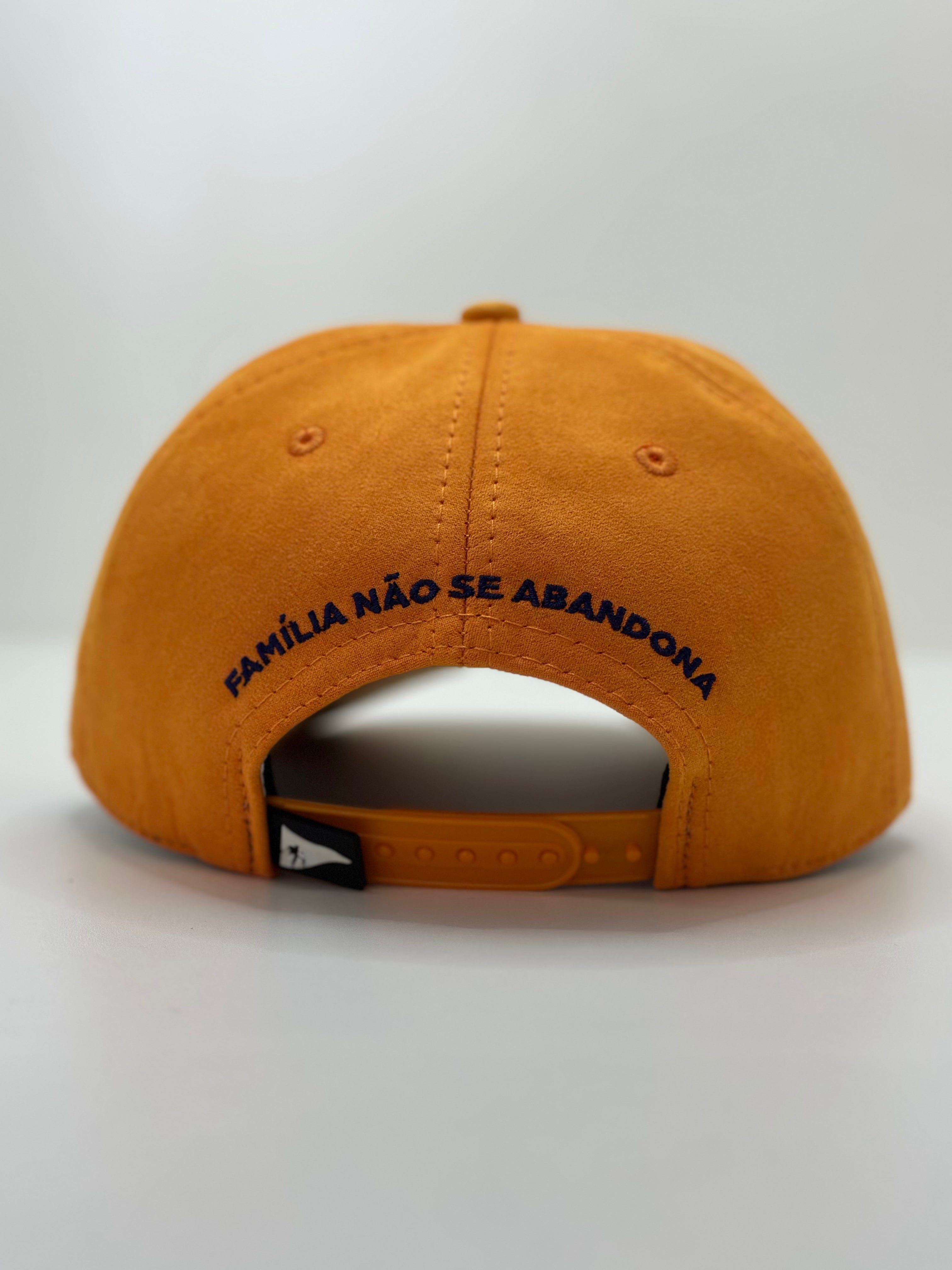 Boné Trucker | Laranja em Veludo