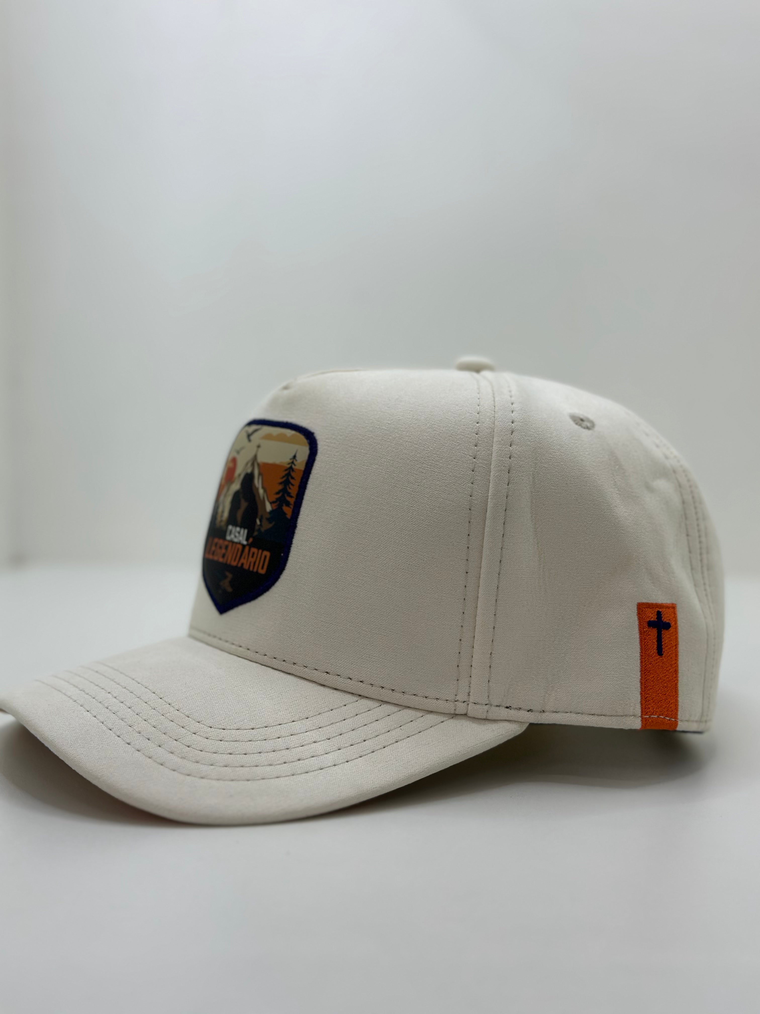 Boné Trucker | Branco em Veludo