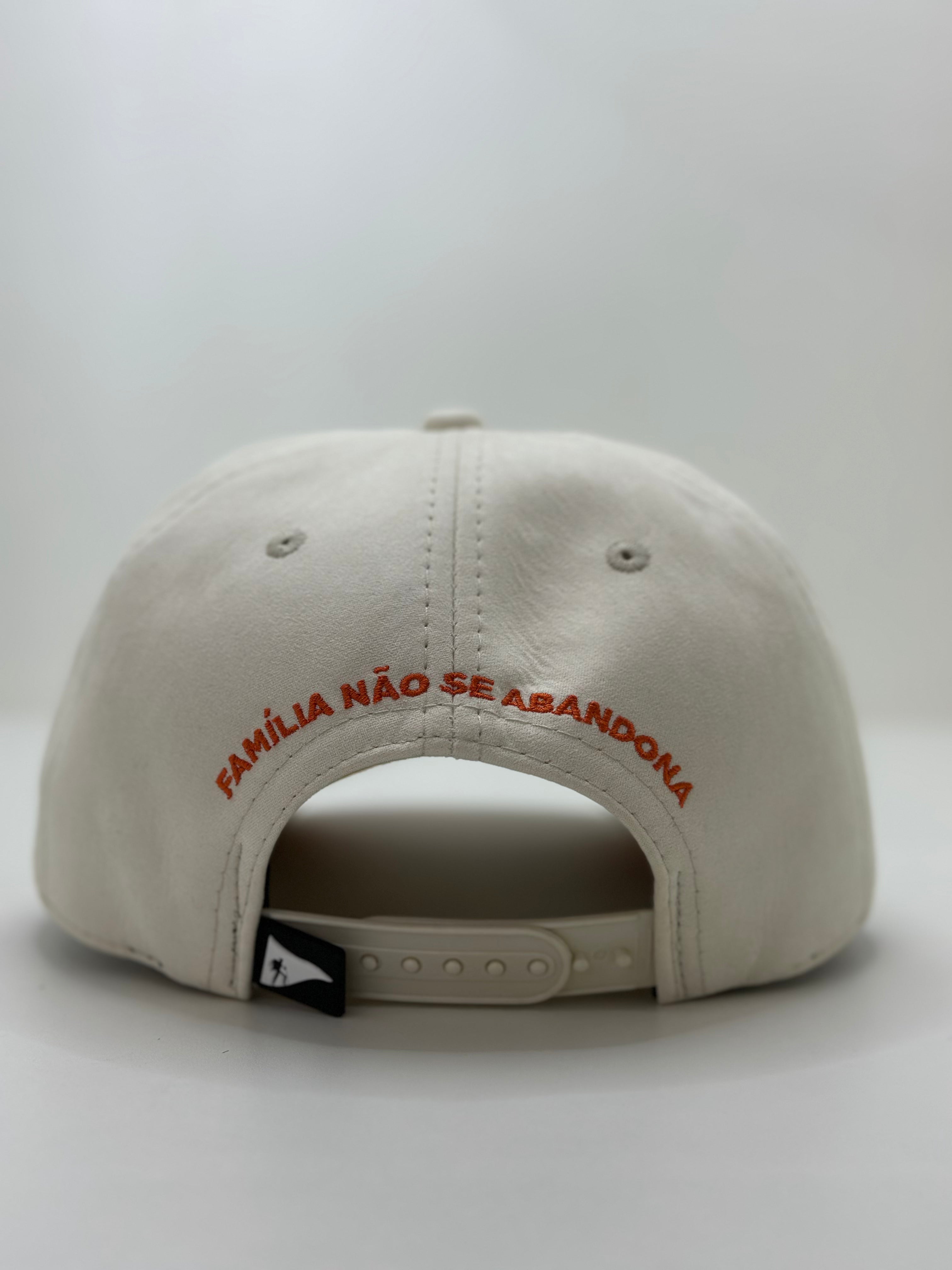 Boné Trucker | Branco em Veludo