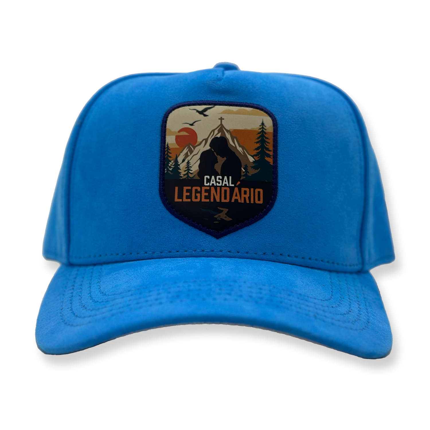 Boné Trucker | Azul em Veludo